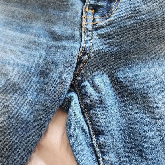 Kancan raw fringe hem distressed‎ skinny ankle jeans womens size 9 28 - Picture 7 of 8